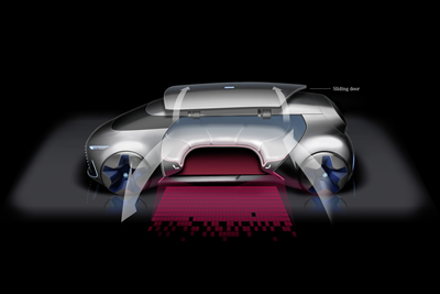 Mercedes Benz Vision Tokyo Autonomous Driving Hydrogen Fuel Cell Vehicle